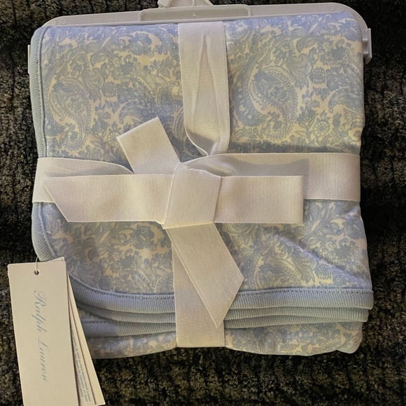 Ralph Lauren Bedding Nwt Ralph Lauren Paisley Baby Blanket Poshmark